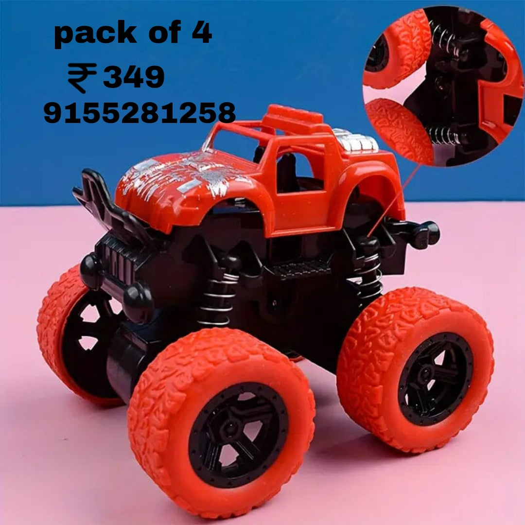 Buy Red Monster Truck Toy Online | Big Wheels, Shock Absorbers – Vikram