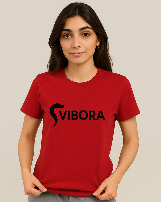 Vibora Premium Red T-Shirt – Stylish, Comfortable & Timeless